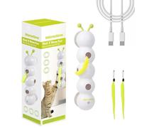 EHOTER Juguete interactivo para gatos, varita de compañero inteligente, juego de entrenamiento manos libres, suministros recargables para mascotas, juguete interactivo para gatos medianos (1 unidad)