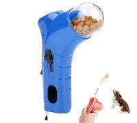 EHOTER Lanzador de aperitivos para mascotas, dispensador de comida para mascotas, dispensador de golosinas para perros, dispensador de alimentos para interiores, gatos, juguetes interactivos para