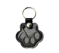 EHOTER Llavero de coleccionista de pelo de perro, caja de almacenamiento conmemorativa de pelo de mascotas, llavero de recuerdo de piel de mascotas para recoger el pelo con botón a presión para