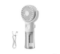 EHOTER Mini ventilador portátil de mano con spray de niebla de agua, ventiladores recargables por USB con 4 velocidades, ventilador de escritorio pequeño, ventiladores de refrigeración de escritorio