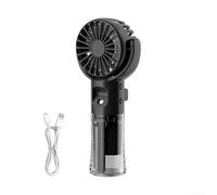 EHOTER Mini ventilador portátil de mano con spray de niebla de agua, ventiladores recargables por USB con 4 velocidades, ventilador de escritorio pequeño, ventiladores de refrigeración de escritorio
