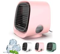 EHOTER Oribreeze Air Conditioning 2024 Nuevo enfriador de aire Oribreeze, enfriador de aire acondicionado Ori Breeze, ventilador de aire acondicionado portátil, ventilador de agua helada (rosa)