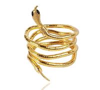 EHOTER - Pulsera de serpiente flexible para mujer, gargantilla de serpiente, collar medusa para fiesta Hollween (dorado)