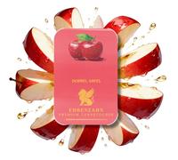 Ehrenzahn - Palillo de dientes premium con sabor intenso, 100 palillos aromáticos por lata, para un aliento fresco y para eliminar hábitos desagradables, 7 variedades a elegir (manzana doble)