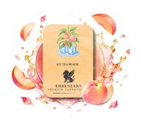 Ehrenzzahn Premium Dientes con sabor intenso - 100 palillos aromáticos por lata | Para un aliento fresco y para abandonar hábitos desagradables, 7 variedades a elegir (Ice Tea Peach)