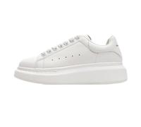 EHRMKJYPZ - Zapatos pequeños blancos para mujer, calzado deportivo pequeño de plataforma en color blanco, zapatos versátiles para parejas, zapatos casuales