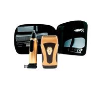 EHS.tv Power Touch Máquina de afeitar para hombre con Recortadora de Precisión, Afeitadora Eléctrica con Doble Cabeza, Afeitadora Barba Hombre Impermeable, Uso en Húmedo y Seco, Inalámbrica