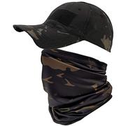ehsbuy Gorra Hombres TáCtica Gorra de BéIsbol Camuflaje Bufanda Facial Ejército Táctico Militar Sombrero Cuello Tubo Snoods para Correr Camping Deportes