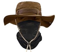 ehsbuy Sombrero Hombre Verano con Cuello de Polaina ala Ancha Chambergo Militar Sombrero Camuflaje Pescador de Bufanda Cara Militar Gorro Pescador Malla Sombreros Sol para Caza Senderismo