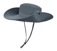 ehsbuy Sombrero Hombre Verano Mesh Gorro Pescador Safari Correa de Barbilla Ajustable Impermeable Transpirable Gorra de Pesca Plegable para Trekking Caza Senderismo Camping