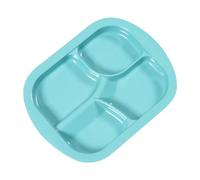 Ehucon Plato de cuchara, platos divididos adaptables con pared extra, melamina a prueba de derrames, placa profunda de 4 compartimentos para parkenson, productos antideslizantes para discapacitados,