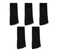 Ehuihuan 5 Pares Calcetines con Dedos Mujer, Calcetines de Algodón para Correr, Calcetines Barefoot, Calcetines Separadores de Dedos 35-42