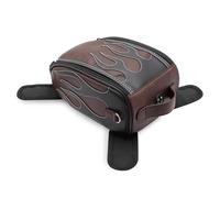 EHWLFVX Moto Bolsa Cuadro Bolsas Bolsa Universal para Depósito Combustible Aceite Motocicleta Magnética para Viajes para Montar Caballo Estilo Bobber Touring Cafe Racer(Claret)