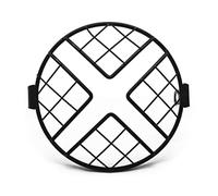 EHWLFVX Moto Protector Cubierta Faro Para Brixton Para Fuego Cruzado 500 500X Protector De Faros Malla Retro Para Motocicleta Soporte Cubierta Parrilla Metal(A 16CM)