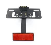 EHWLFVX Motocicleta Alforja Trasera para MT-09 para MT-09SP 2021-2023 Soporte Marco Placa Matrícula Kit Eliminación Guardabarros Trasero(Silver)