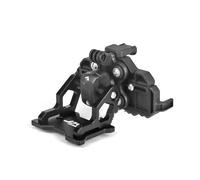 EHWLFVX Nav GPS Moto Soporte para CFMOTO 450MT 450 MT 2024 2025 Soporte Teléfono GPS Motocicleta Extensión De Amortiguador Navegación(Black-12MM 1set)
