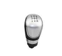 EHWLFVX Pomo Palanca De Cambios Para Ford Para Focus Para Mondeo Adecuado Cambio Marchas 5/6 Velocidades Identificación Cabeza Balonmano Coches Transmisión Manual(Silver lid 5-speed 1)