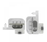 EHxCUF 10 Uds Amortiguador de Tinta solvente DX3 DX4 DX5 Filtro 3x2mm Compatible con Roland Mimaki Mutoh 1400 1410 1430 1500W L1800 L800 1390(10 Transparent)