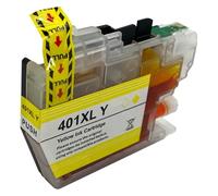 EHxCUF Cartucho de Tinta de inyección LC401 XL LC401XL Compatible con impresoras J1010DW J1012DW J1170DW J5340DW J5345DW(Y 1PC)