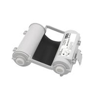 EHxCUF Cinta de Transferencia térmica SL R101T Compatible con Impresora de Etiquetas MAX CPM 100G5C CPM 100HG5C CPM 100HG5 CPM 100HG3C CPM 100HG3 CPM 100H4 Bepop(R101T No Chip Black)