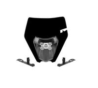 EHYSYN Luz Delantera de Motocicleta Compatible con EXC EXCF SX 125 150 250 350 450 faro de motocicleta placa LED máscara accesorios de Motocross Dirt Pit Bike(Ivory)