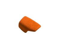 EHYSYN Marchas velocidad de Coche Embellecedor de pomo de cambio de marchas de Alcantara para Audi Sport B9 F5 FY A4 S4 A5 S5 RS4 RS5 Q5L SQ5 Q5 Q7. Pomo Cambio de Marchas(Orange RHD)