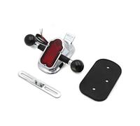 EHYSYN Moto Luces Traseras Compatible con piezas de motocicleta Harley Davidson Big Twin, cola de freno cromada de Metal con señal de luz(XH3118B-A-01-SK)