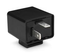 EHYSYN Relé Intermitente Motocicleta 1 Unidad, 12 V, 2 Pines, Intermitente Para Motocicleta, Relé Intermitente LED Ajustable, Indicador De Señal De