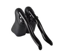 EHYSYN Tambor Trasero para Bicicleta 1 par de manijas de Freno de Bicicleta, palancas de Manillar de Bicicleta de Carretera de aleación de Aluminio, Curva de Velocidad, Accesorio de Freno(Black)