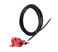 EHYSYN Tambor Trasero para Bicicleta GT267 Disco Derecho Bicicleta de montaña Pinza de Freno hidráulico reparación Tubo de Freno de Aceite 2300mm Accesorios de Bicicleta(Right Red Caliper)