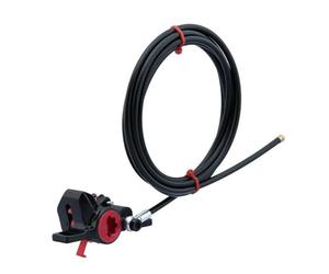EHYSYN Tambor Trasero para Bicicleta GT267 Disco Derecho Bicicleta de montaña Pinza de Freno hidráulico reparación Tubo de Freno de Aceite 2300mm Accesorios de Bicicleta(Right Black Caliper)