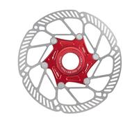 EHYSYN Tambor Trasero para Bicicleta Rotor de Freno de Bicicleta Z2, Rotor de Disco de Bloqueo Central, Freno de Disco de Carretera MTB, Rotor Flotante de disipación de Calor Fuerte(Red)