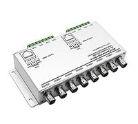 EIAOSI Transceptor vídeo balun pasivo HD 8- UTP 720P / 1080P, Convertidor, Transmisor de vídeo de BNC A Cat5/5E / 6 RJ45 (T568B) UTP