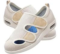 EIASER Calzado para Mujer diabética Zapatos para Caminar para Mujer Calcetín Zapatillas Plataforma de Malla Cojín de Aire Zapatos atléticos Trabajo Enfermera Cómodo con Soporte