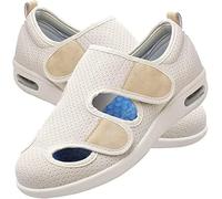 EIASER Zapatos para diabéticos para mujer zapatos para caminar para mujer calcetín zapatillas de deporte deslizamiento en malla deslizamiento en cojín de aire señora zapatos modernos y fáciles