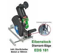 Eibenstock Diamantsäge Eds 181 + Disco Diamantado Ø 180 Hormigón Trennsäge