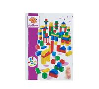 Eichhorn 100 Bloques de Madera de Colores, Madera de Haya 100% certificada FSC, Juguetes de Habilidades motoras adecuados para niños a Partir de 1 año