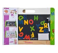 Eichhorn Pizarra magnética para colgar Simba 42x30 cm – 26 letras magnéticas, 5 tizas, 1 rotulador