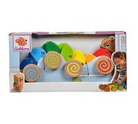 Eichhorn-Retirado-100003446 Oruga con Movimiento, 32 cm de Largo, Material de Madera de Haya, Multicolor, (Simba 4003046002751)
