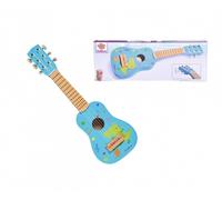 Eichhorn Guitarra afinable de Madera con 6 Cuerdas con diseño de Animales, 54 cm de Largo, a Partir de 3 años, Color Azul Claro/Natural (4003046005066)