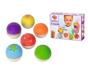 Eichhorn 100003487 - Bebé - Eh Música Bola de Madera con Sonido - Nuevo