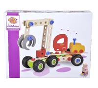 Eichhorn 100039058 - Juego de 3 variantes de modelo: Harvester, Grader-/Erdhobel, Gelenk-Kipper, 140-tlg, FSC 100%, Buchenholz, plástico, BSK, 5J+ Made in Germany, bunt , color/modelo surtido