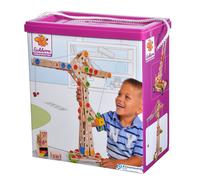 Eichhorn- Eh, Kran Constructor Grúa - Juguete de Madera versátil, 170 componentes, 5 construcciones Diferentes, Multicolor (100039097)