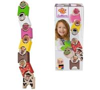 Eichhorn 100072315 - Holz-Stapeltiere Granja (14 Piezas) Bloques Infantil