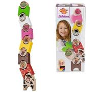 Eichhorn 100072315 Madera Animales para Apilar Granja 14 Piezas Bloques Infantil