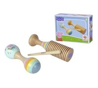 Eichhorn 109265764 Peppa Pig - Juego de Maraca y trinquete, Multicolor
