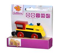 Eichhorn 1885 100001301 - Tren, locomotora eléctrica de 10,5 cm, con tracción en las cuatro ruedas y cuatro funciones, incluidas las baterías, 60 minutos de funcionamiento, multicolor