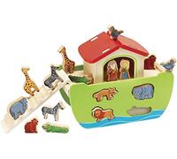 Eichhorn - Arca de Noé con Animales, Set de Juguetes de Madera para Niños a partir de 1 Año - 26 cm (100002084)