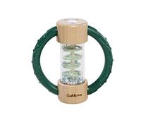 Eichhorn Baby Hipp Collection 100005877 - Sonajero con asas, ofrece muchos encantos táctiles, 5 x 12 cm, madera de haya 100% certificada FSC, a partir de 3 meses