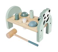 Eichhorn: Banco de trabajo con martillo, diseño panda - juguete de madera